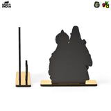 Load image into Gallery viewer, Har Har Mahadev Shiv Parvati Wooden Tabletop | Lord Shiva &amp; Goddess Parvati Idol for Home, Office &amp; Puja Decor | Divine Gift for Maha Shivratri