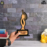 Load image into Gallery viewer, Memento Awards and Trophy for All, Easy Print &amp; Sticker Paste Your Matter, Eco Friendly Gifts