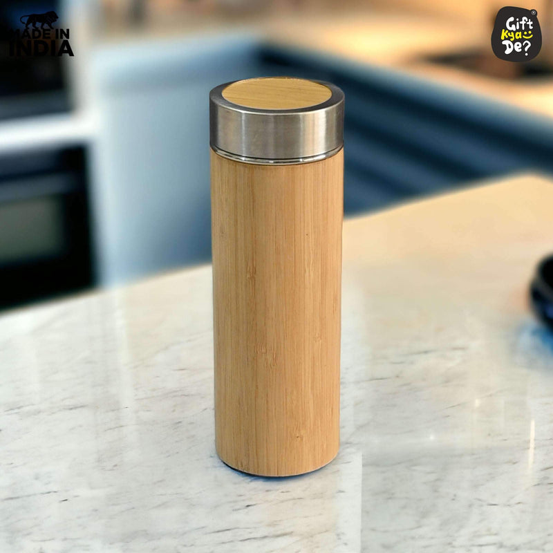 Diary, Bamboo Bottle, and Key Chain | Eco-Friendly New Year Gift Hamper | Perfect For Corporate Gift