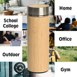 Load image into Gallery viewer, Buy Eco-Friendly Bamboo Water Bottle – Sustainable Hydration Solution