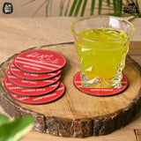 Load image into Gallery viewer, Cricket Themed Coaster Set of 6 with Proper Coaster Stand