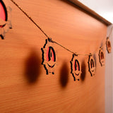 Load image into Gallery viewer, Wooden Diwali Gift Set Mandir, Diya Toran and Shubh Labh Swastik Dangler - Gift Kya De